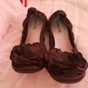 Ballerina scrunchie flats